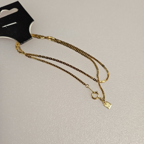 ACCENTS by Hallmark Cards goldtone chain necklace signed vintage EUC - Picture 1 of 8